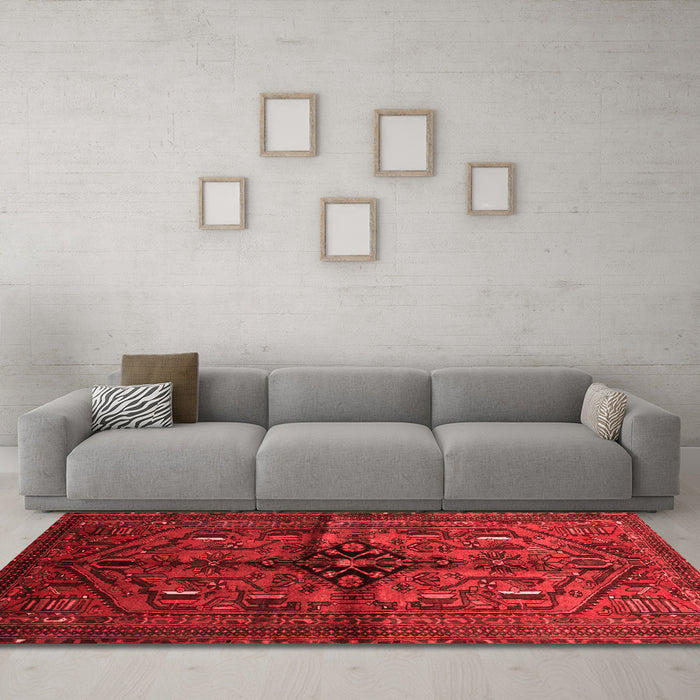 Traditional Red Washable Rugs