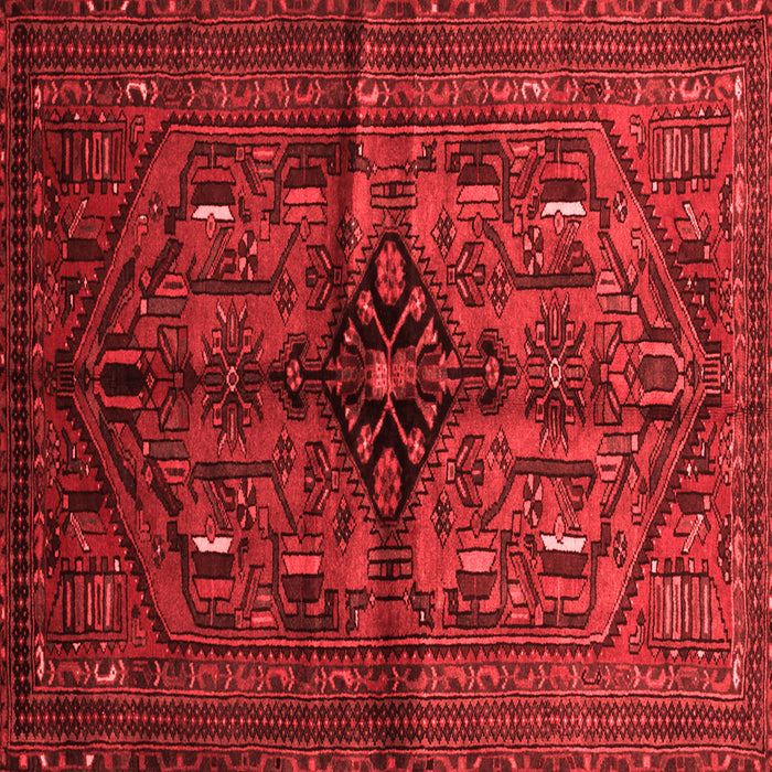 Machine Washable Persian Red Traditional Rug, wshtr288red