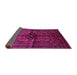 Sideview of Persian Pink Traditional Rug, tr288pnk