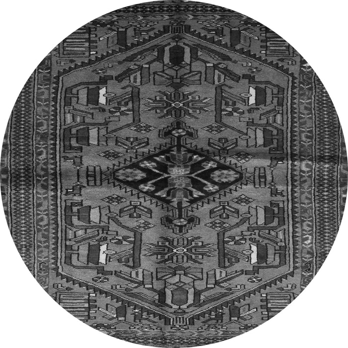 Square Persian Gray Traditional Rug, tr288gry