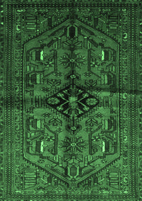 Persian Emerald Green Traditional Rug, tr288emgrn