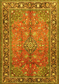 Persian Yellow Traditional Rug, tr2890yw