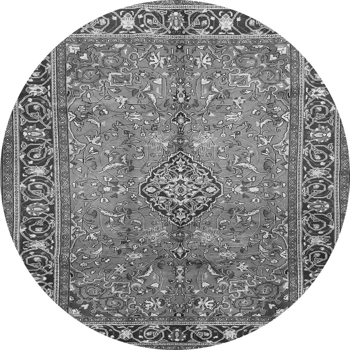 Square Persian Gray Traditional Rug, tr2890gry