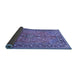 Sideview of Persian Blue Traditional Rug, tr2890blu