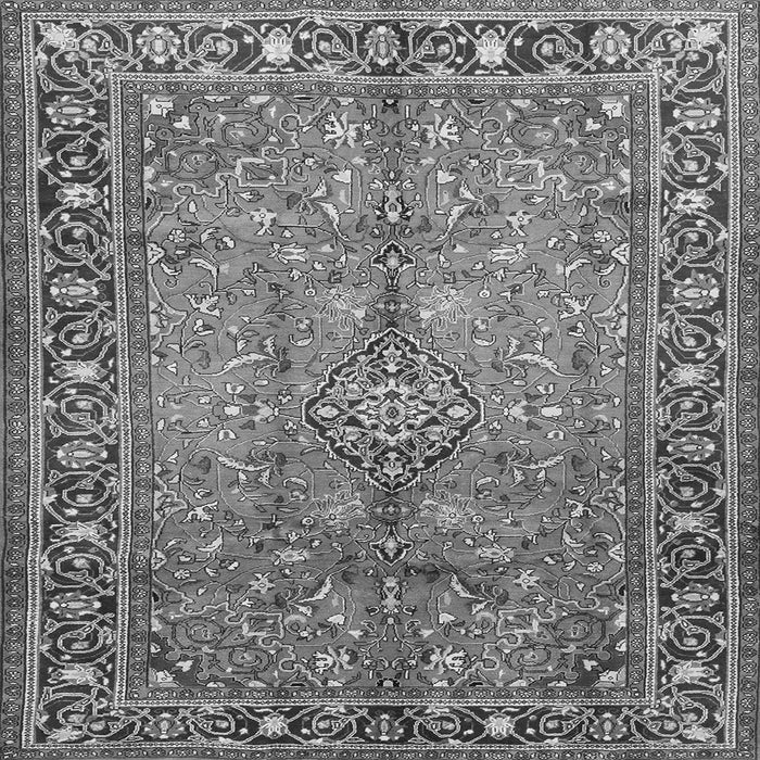 Serging Thickness of Persian Gray Traditional Rug, tr2890gry