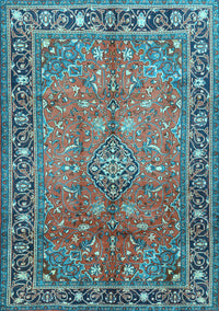 Persian Light Blue Traditional Rug, tr2890lblu