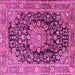 Square Persian Pink Traditional Rug, tr2891pnk