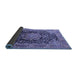 Sideview of Persian Blue Traditional Rug, tr2891blu