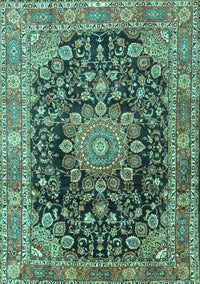 Persian Turquoise Traditional Rug, tr2891turq