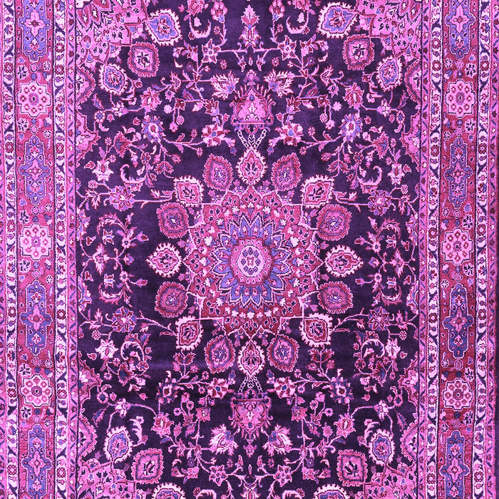 Machine Washable Persian Purple Traditional Area Rugs, wshtr2891pur