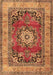 Medallion Brown Traditional Rug, tr2892brn