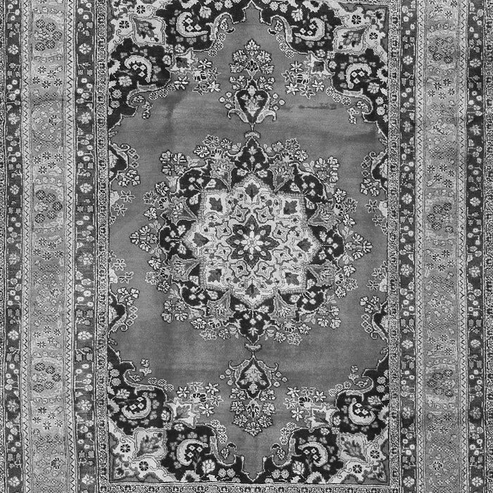 Medallion Gray Traditional Rug, tr2892gry