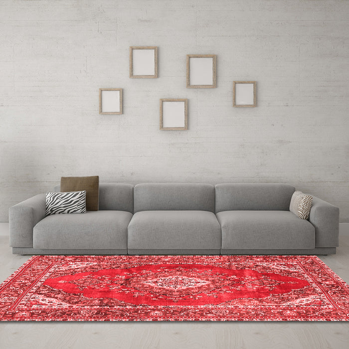 Traditional Red Washable Rugs