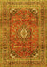 Medallion Yellow Traditional Rug, tr2894yw