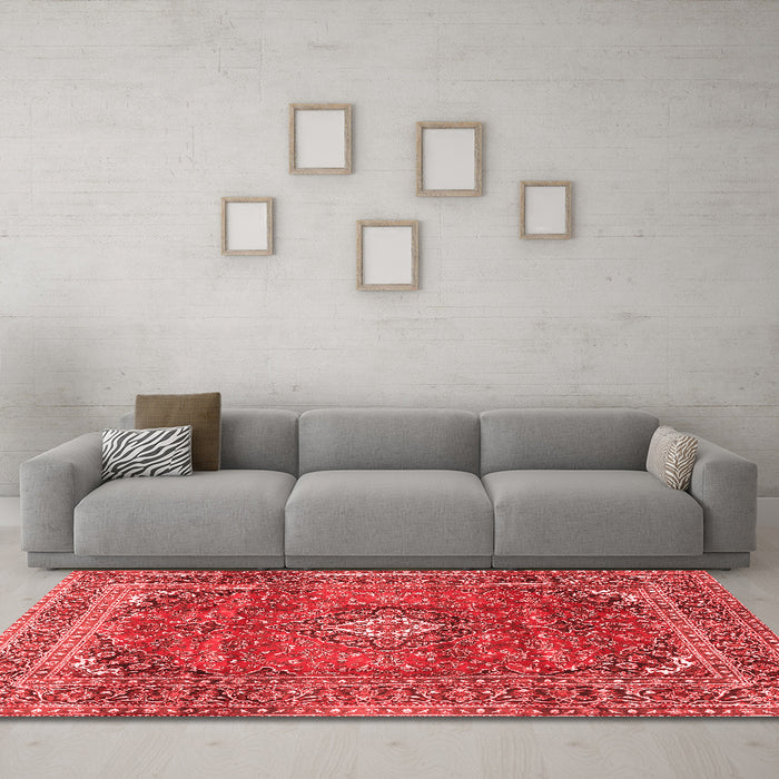 Traditional Red Washable Rugs