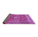 Sideview of Medallion Purple Traditional Rug, tr2894pur