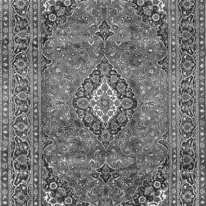Medallion Gray Traditional Rug, tr2894gry