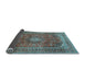 Sideview of Medallion Light Blue Traditional Rug, tr2894lblu