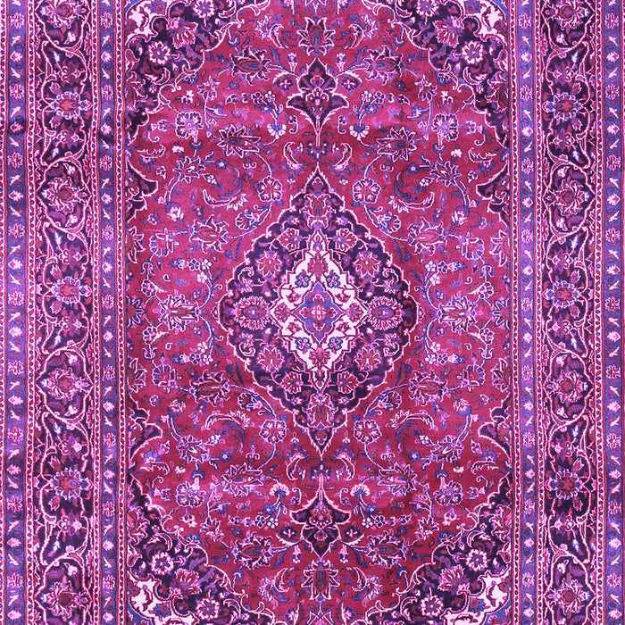 Medallion Purple Traditional Rug, tr2894pur