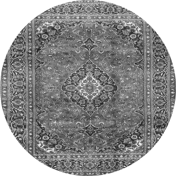 Square Medallion Gray Traditional Rug, tr2894gry