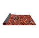 Sideview of Traditional Rust Pink Persian Rug, tr2895