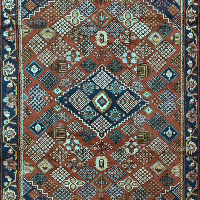 Machine Washable Persian Light Blue Traditional Rug, wshtr2895lblu