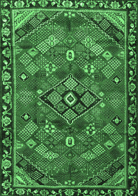 Persian Emerald Green Traditional Rug, tr2895emgrn