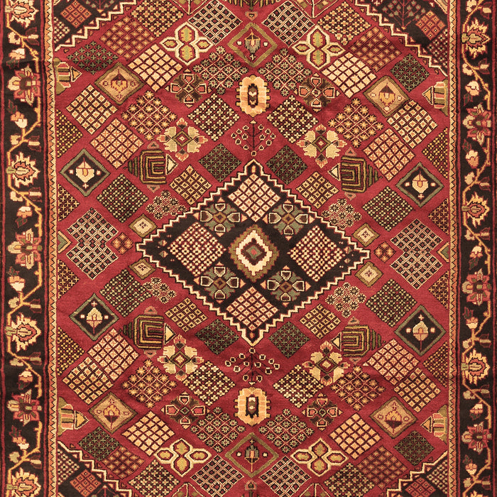 Machine Washable Persian Brown Traditional Rug, wshtr2895brn