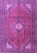 Medallion Purple Traditional Rug, tr2896pur