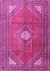 Medallion Pink Traditional Rug, tr2896pnk