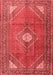 Medallion Red Traditional Area Rugs