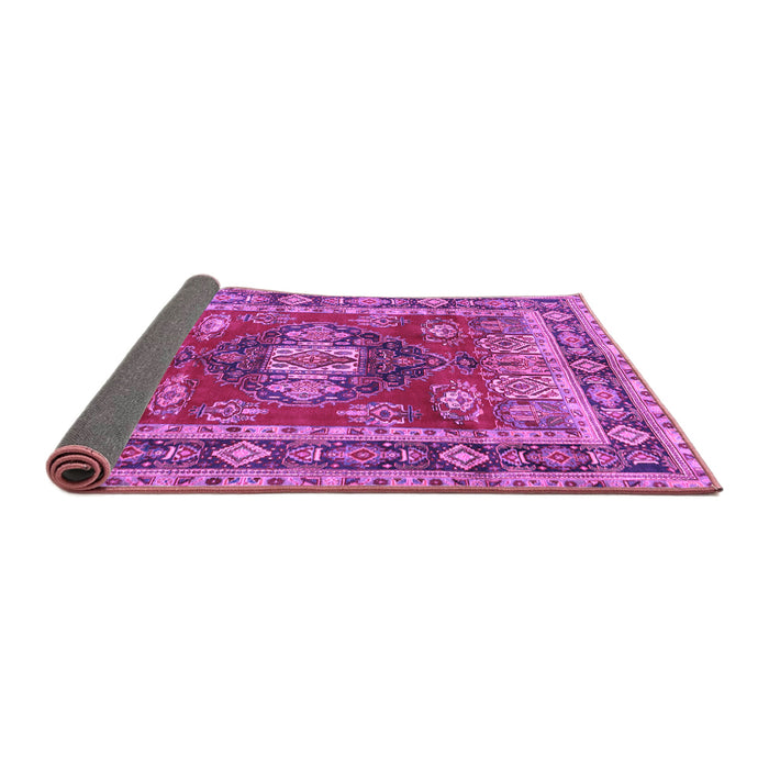 Sideview of Persian Purple Traditional Rug, tr2897pur