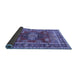 Sideview of Persian Blue Traditional Rug, tr2897blu