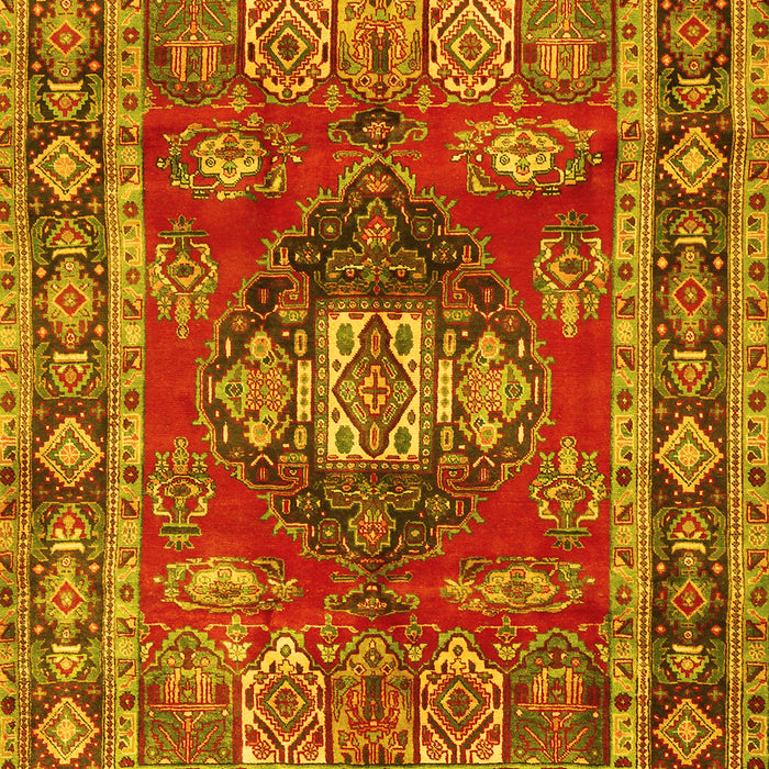 Persian Yellow Traditional Rug, tr2897yw