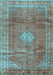 Persian Light Blue Traditional Rug, tr2898lblu