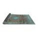 Sideview of Persian Light Blue Traditional Rug, tr2898lblu