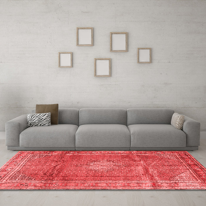 Traditional Red Washable Rugs