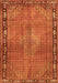 Persian Orange Traditional Rug, tr2899org