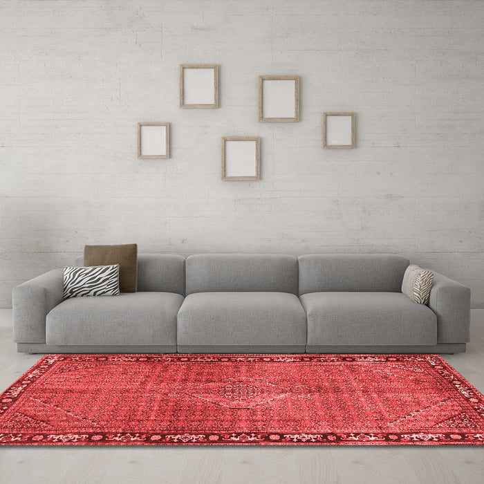 Traditional Red Washable Rugs