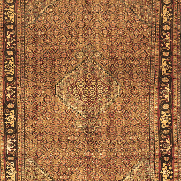 Machine Washable Persian Brown Traditional Rug, wshtr2899brn