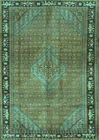 Persian Turquoise Traditional Rug, tr2899turq