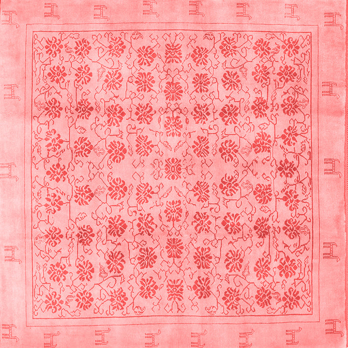 Machine Washable Persian Red Traditional Rug, wshtr289red