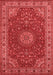 Medallion Red Traditional Area Rugs