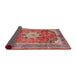 Sideview of Traditional Light Copper Gold Medallion Rug, tr2900