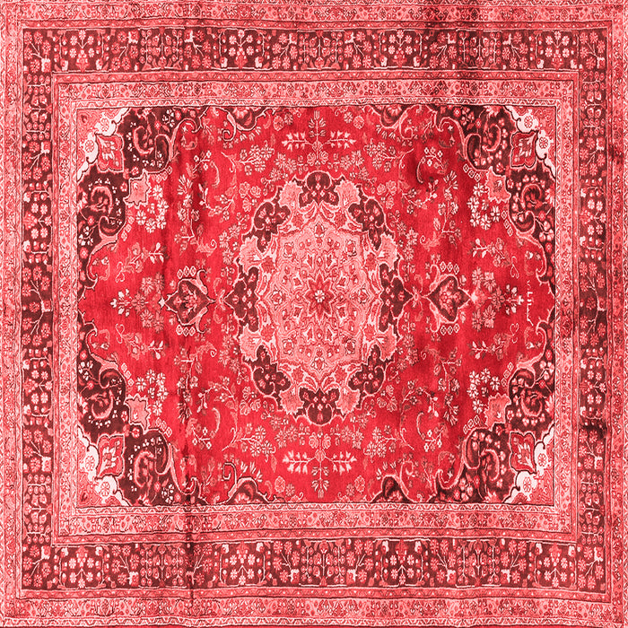 Medallion Red Traditional Rug, tr2900red