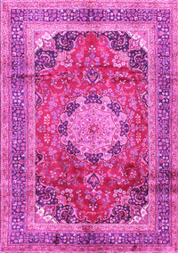 Medallion Pink Traditional Rug, tr2900pnk