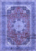 Medallion Blue Traditional Rug, tr2900blu