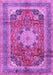 Medallion Purple Traditional Rug, tr2900pur