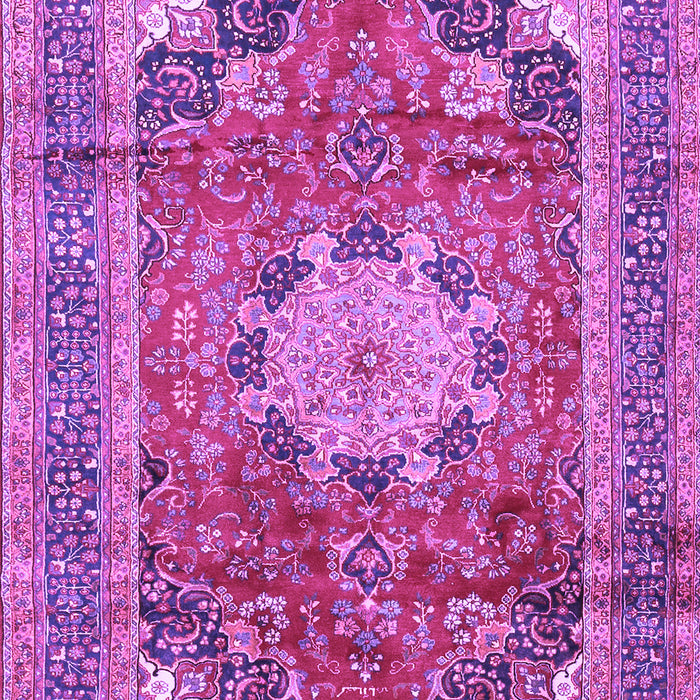 Medallion Purple Traditional Rug, tr2900pur
