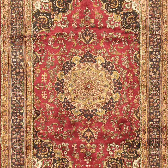 Medallion Brown Traditional Rug, tr2900brn